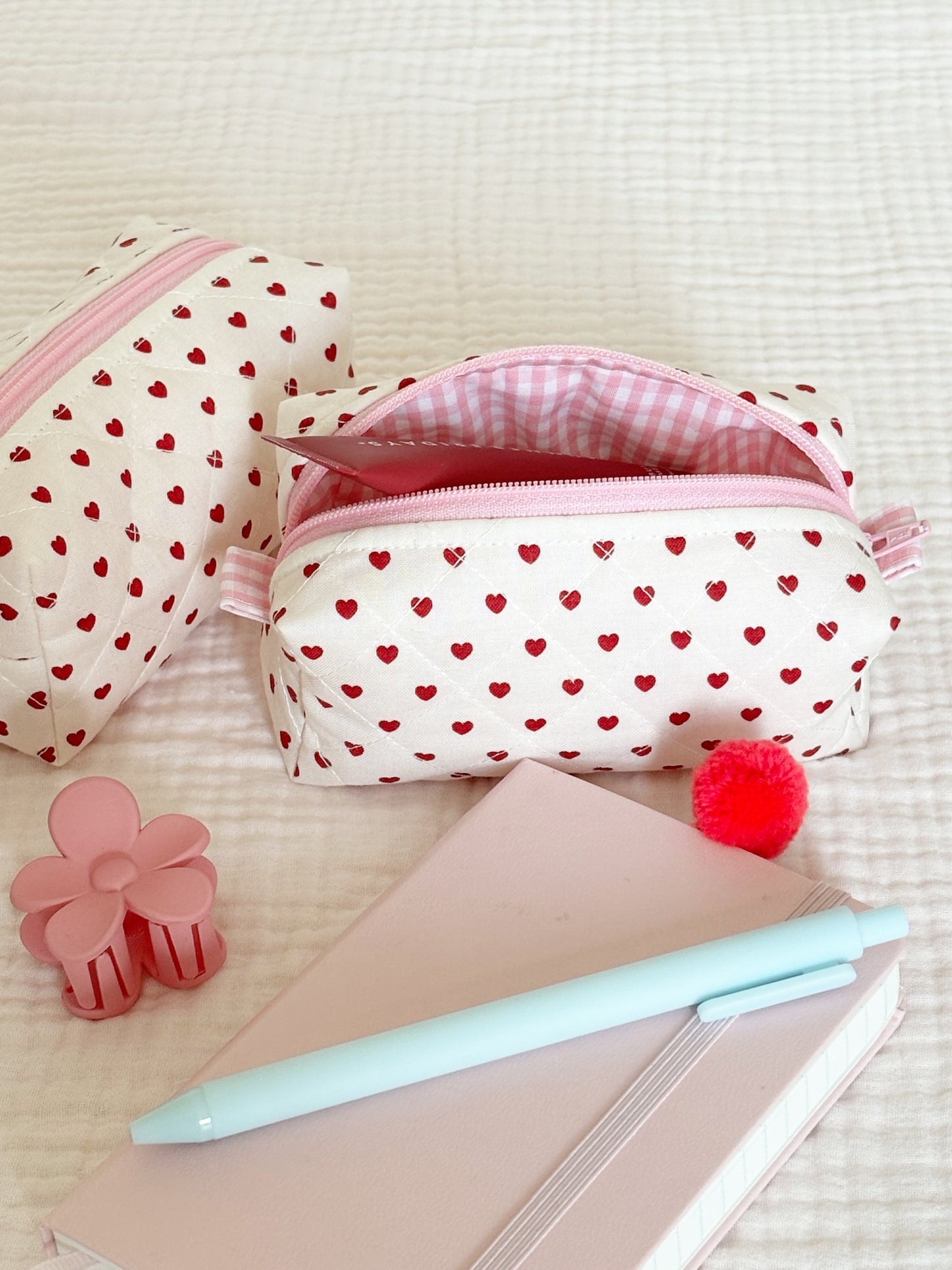 Mini Heart Makeup Bag The Love Collection